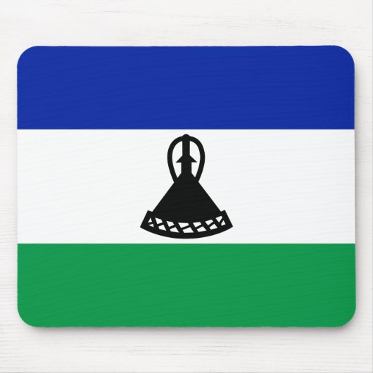 Vlag van Lesotho Muismat (Voorkant)