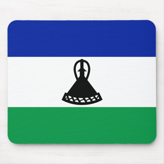 Vlag van Lesotho Muismat (Voorkant)