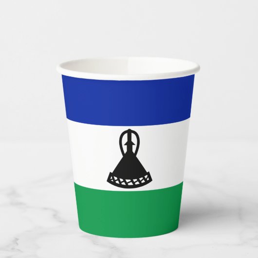 Vlag van Lesotho Papieren Bekers (Links)