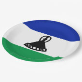 Vlag van Lesotho Papieren Bordje (Gekanteld)