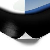 Vlag van Lesotho Perfect Poster (Hoek)