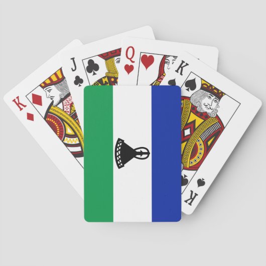 Vlag van Lesotho Pokerkaarten (Achterkant)