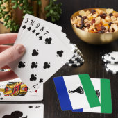 Vlag van Lesotho Pokerkaarten (Insitu)
