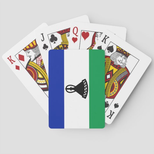 Vlag van Lesotho Pokerkaarten (Achterkant)