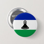 Vlag van Lesotho Ronde Button 5,7 Cm (Voorkant /achterkant)
