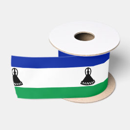 Vlag van Lesotho Satijnen Lint