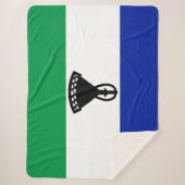 Vlag van Lesotho Sherpa Deken (Voorkant)