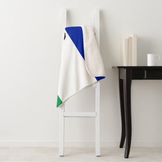 Vlag van Lesotho Sherpa Deken (In situ)