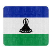 Vlag van Lesotho Snijplank (Voorkant)