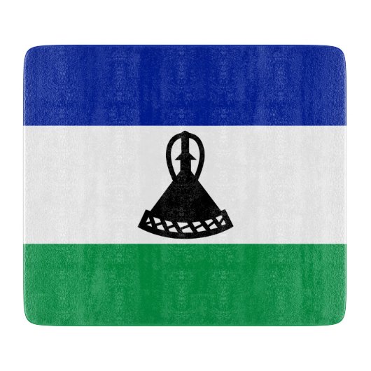 Vlag van Lesotho Snijplank (Voorkant)