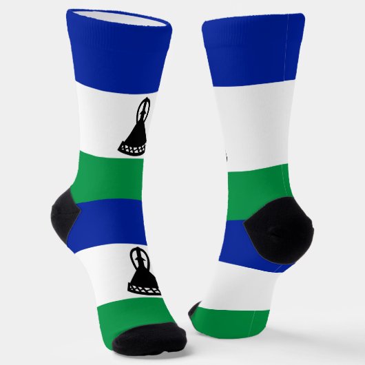 Vlag van Lesotho Sokken (Gebogen)