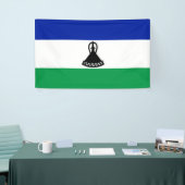 Vlag van Lesotho Spandoek (Beurs)