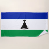 Vlag van Lesotho Strandlaken (Voorkant)