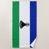 Vlag van Lesotho Strandlaken (Voorkant)