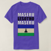 Vlag van Lesotho T-shirt (Design voorkant)