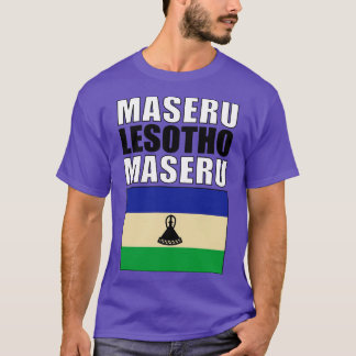 Vlag van Lesotho T-shirt