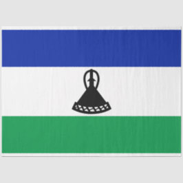 Vlag van Lesotho Tissuepapier