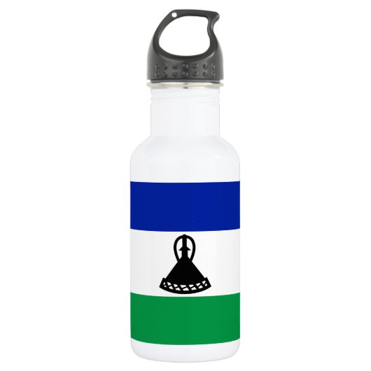 Vlag van Lesotho Waterfles (Voorkant)