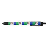 Vlag van Lesotho Zwarte Inkt Pen (Bodem)