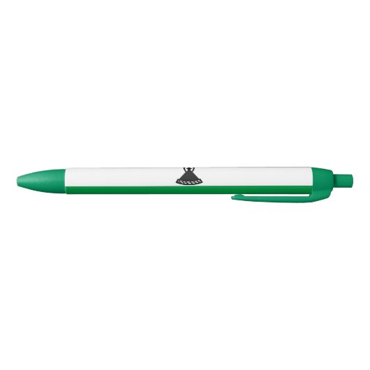 Vlag van Lesotho Zwarte Inkt Pen (Bodem)