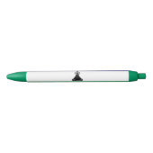 Vlag van Lesotho Zwarte Inkt Pen (Voorkant)