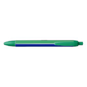 Vlag van Lesotho Zwarte Inkt Pen (Achterkant)