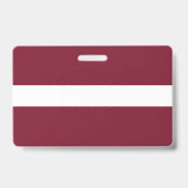 vlag van Letland Badge (Achterkant)