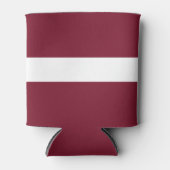 vlag van Letland Blikjeskoeler (Voorkant)
