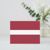 Vlag van Letland Briefkaart (Staand voorkant)