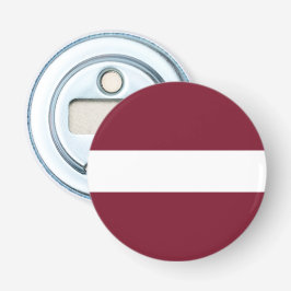 vlag van Letland Button Flesopener