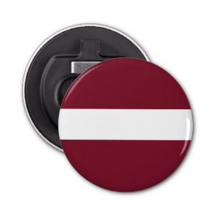 vlag van Letland Button Flesopener