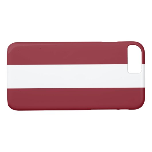 Vlag van Letland Case-Mate iPhone Case (Achterkant (Horizontaal))