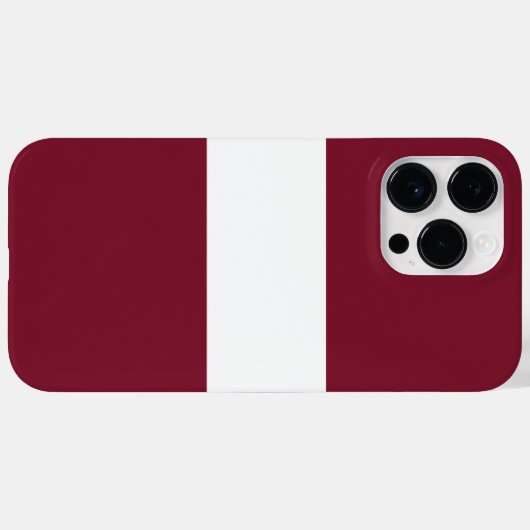 vlag van Letland Case-Mate iPhone Case (Achterkant (horizontaal))
