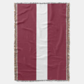 vlag van Letland Deken (Voorkant Verticaal)