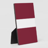 vlag van Letland Fotoplaat (Zijkant)