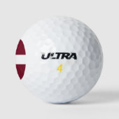 vlag van Letland Golfballen (Logo)