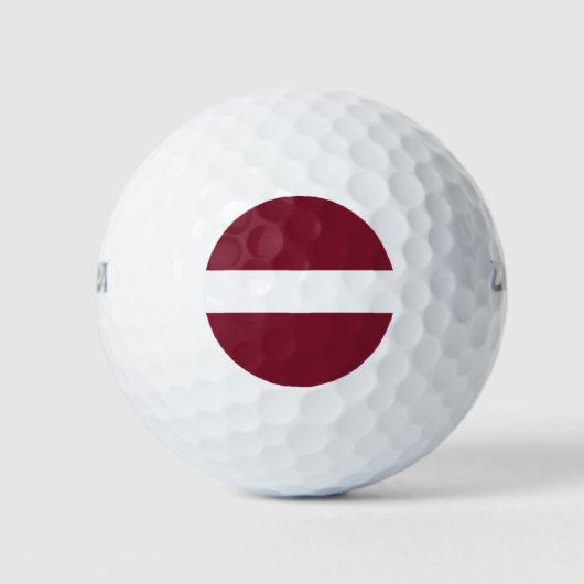 vlag van Letland Golfballen (Voorkant)