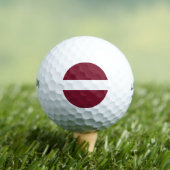 vlag van Letland Golfballen (Insitu Shirt)