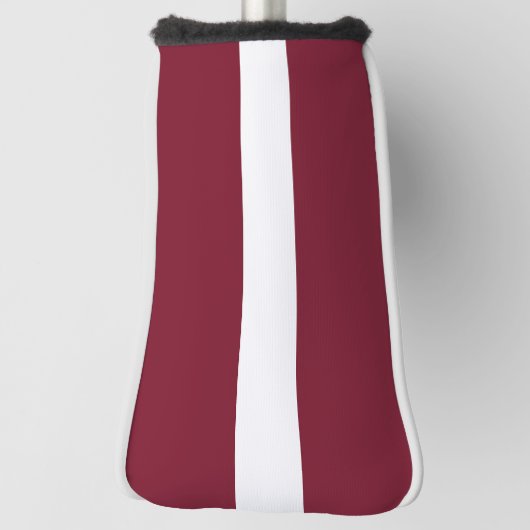 vlag van Letland Golfheadcover (Draai 90)