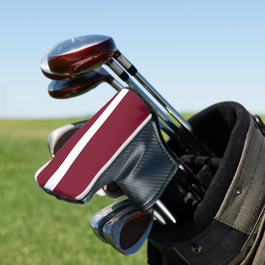 vlag van Letland Golfheadcover (Insitu)