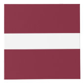 vlag van Letland Kubus (Voorkant)
