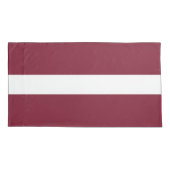 vlag van Letland Kussensloop (Achterkant)