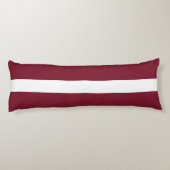 vlag van Letland Lichaamskussen (Achterkant)