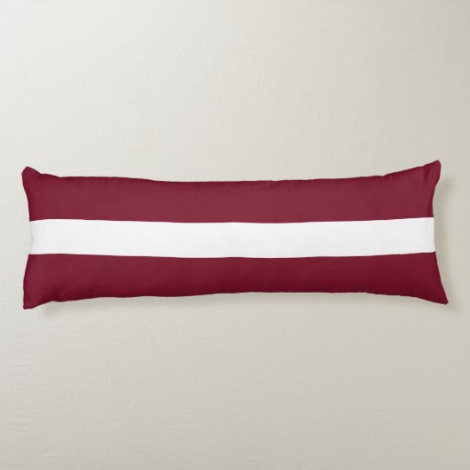 vlag van Letland Lichaamskussen (Achterkant)