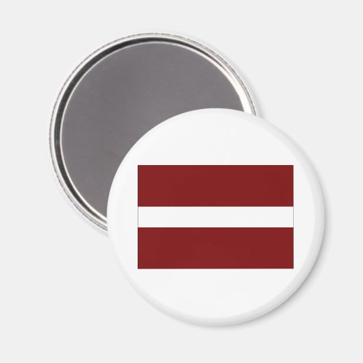 Vlag van Letland Magneet (Voorkant / Achterkant)