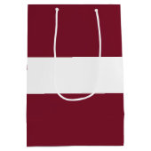 vlag van Letland Medium Cadeauzakje (Achterkant)