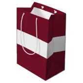vlag van Letland Medium Cadeauzakje (Achterkant Gekanteld)