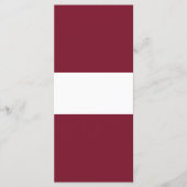 vlag van Letland Menu (Voorkant)