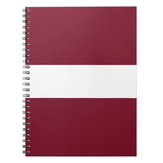 vlag van Letland Notitieboek (Voorkant)