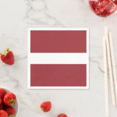 Vlag van Letland Papier Napkins Servetten (Insitu)